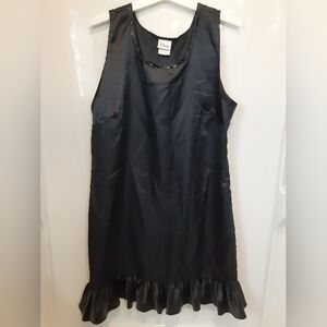 Disney Dress Women's Black Ruffled Tail Dress Size L
